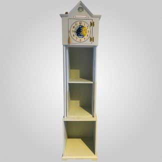 Handmade Hickory Dickory Dock Clock Child's Bookcase